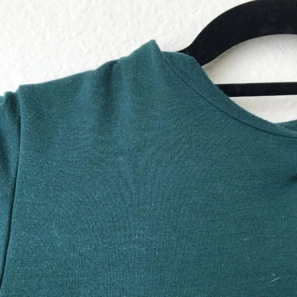 Loft Bell Long Sleeve Forest Green Dress - Picture 5 of 7